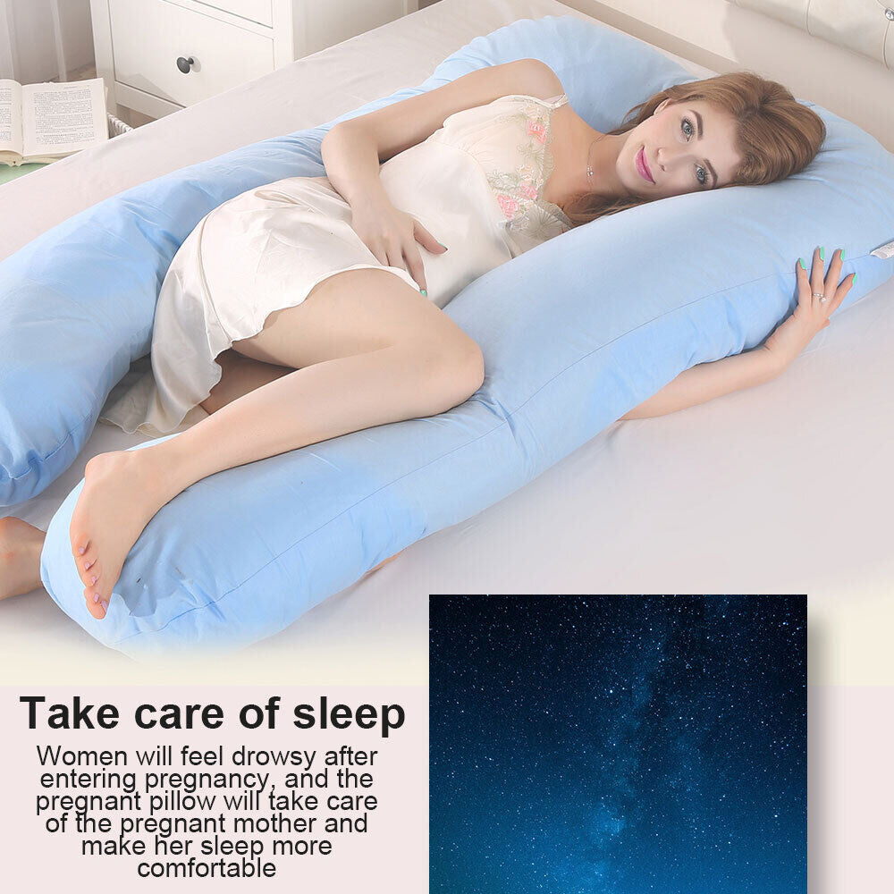 AU Pregnancy Maternity Pillow Nursing Sleeping Body Support Feeding Boyfriend