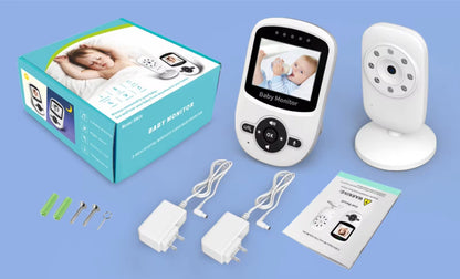 2.4 Inch Wireless Video Baby Monitor High Resolution Baby Nanny Security Camera Night Vision Temperature Monitoring