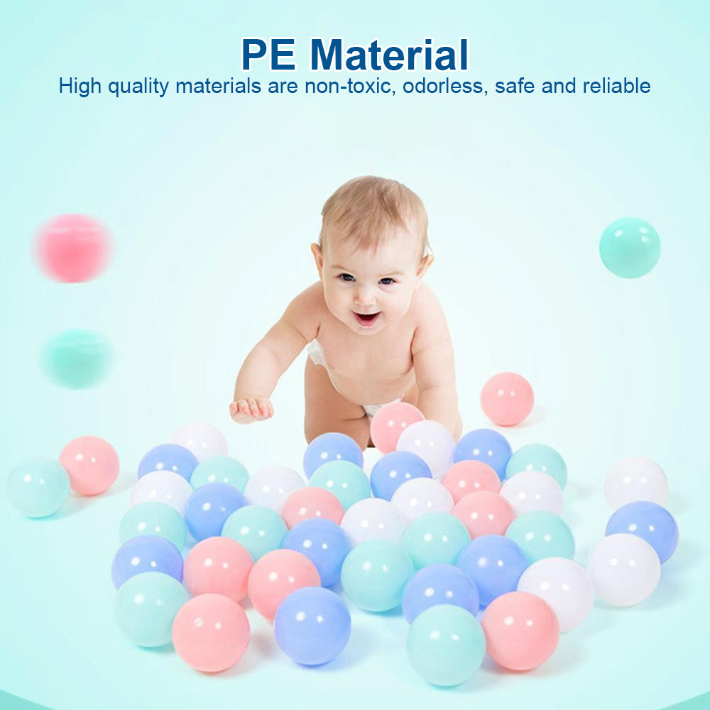 200-2000X Ball Pit Balls Play Kids Plastic Baby Ocean Soft Toy Colourful Playpen