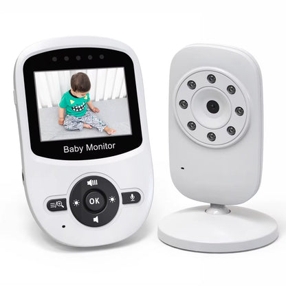 2.4 Inch Wireless Video Baby Monitor High Resolution Baby Nanny Security Camera Night Vision Temperature Monitoring