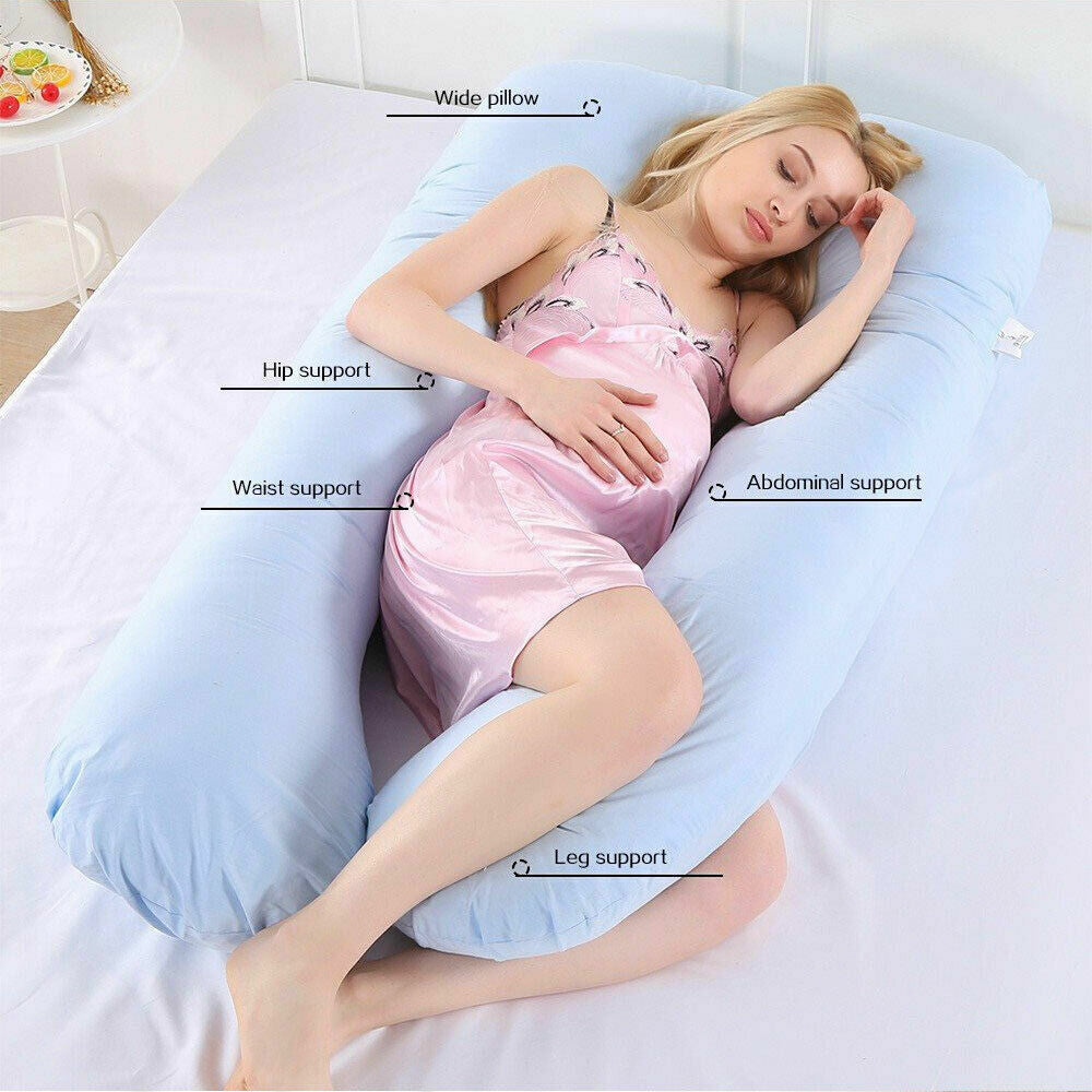 AU Pregnancy Maternity Pillow Nursing Sleeping Body Support Feeding Boyfriend