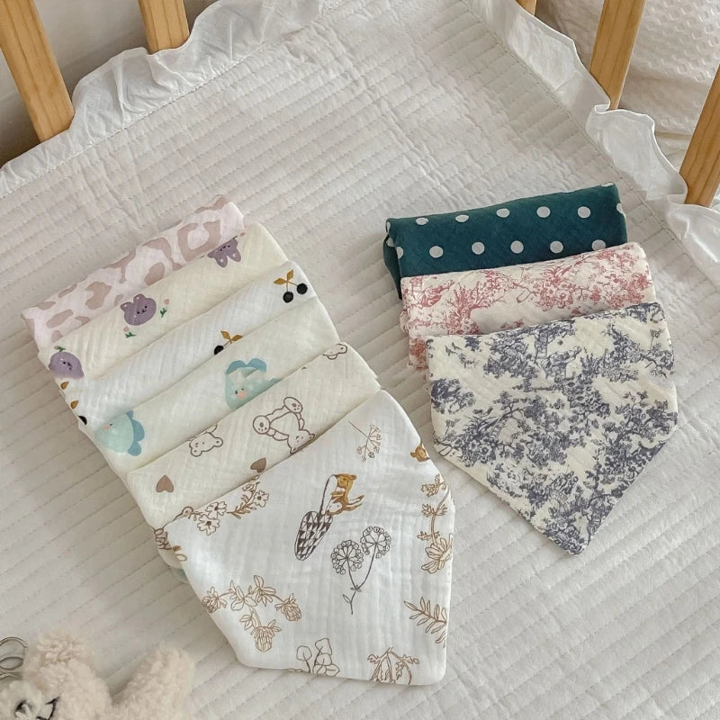 Versatile Cotton Baby Burp Cloths