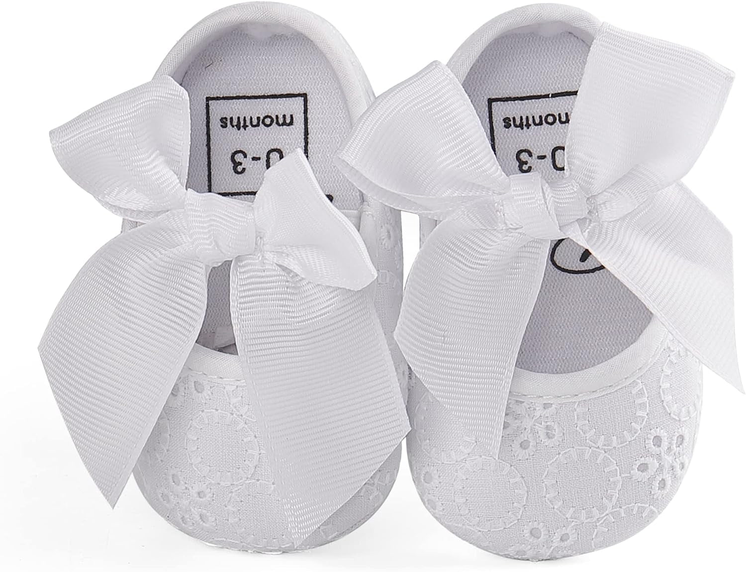 Baby Girls Princess Bowknot Soft Sole Cloth Crib Shoes Sneaker