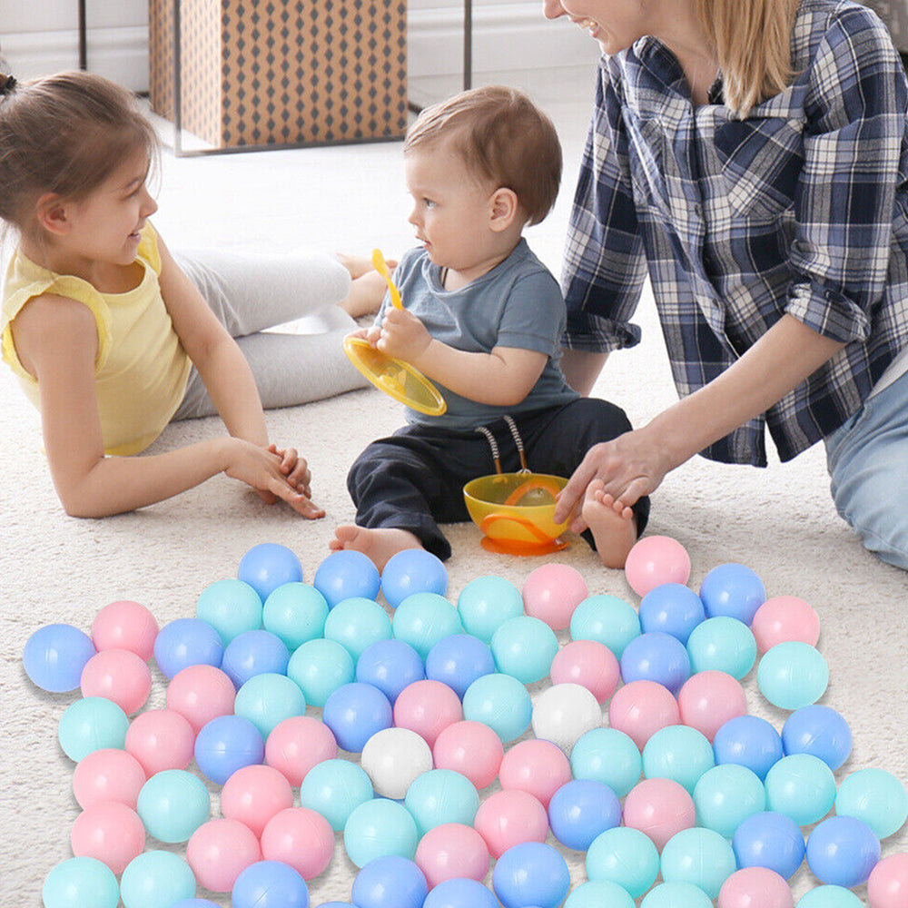 200-2000X Ball Pit Balls Play Kids Plastic Baby Ocean Soft Toy Colourful Playpen