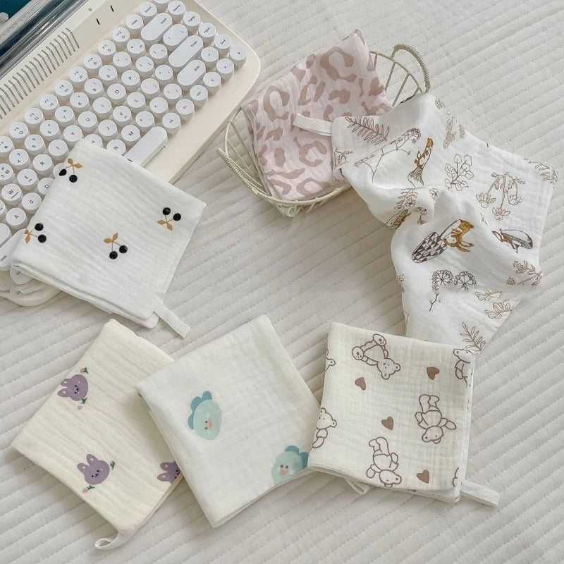 Versatile Cotton Baby Burp Cloths