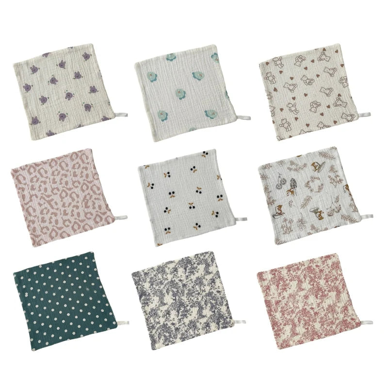 Versatile Cotton Baby Burp Cloths