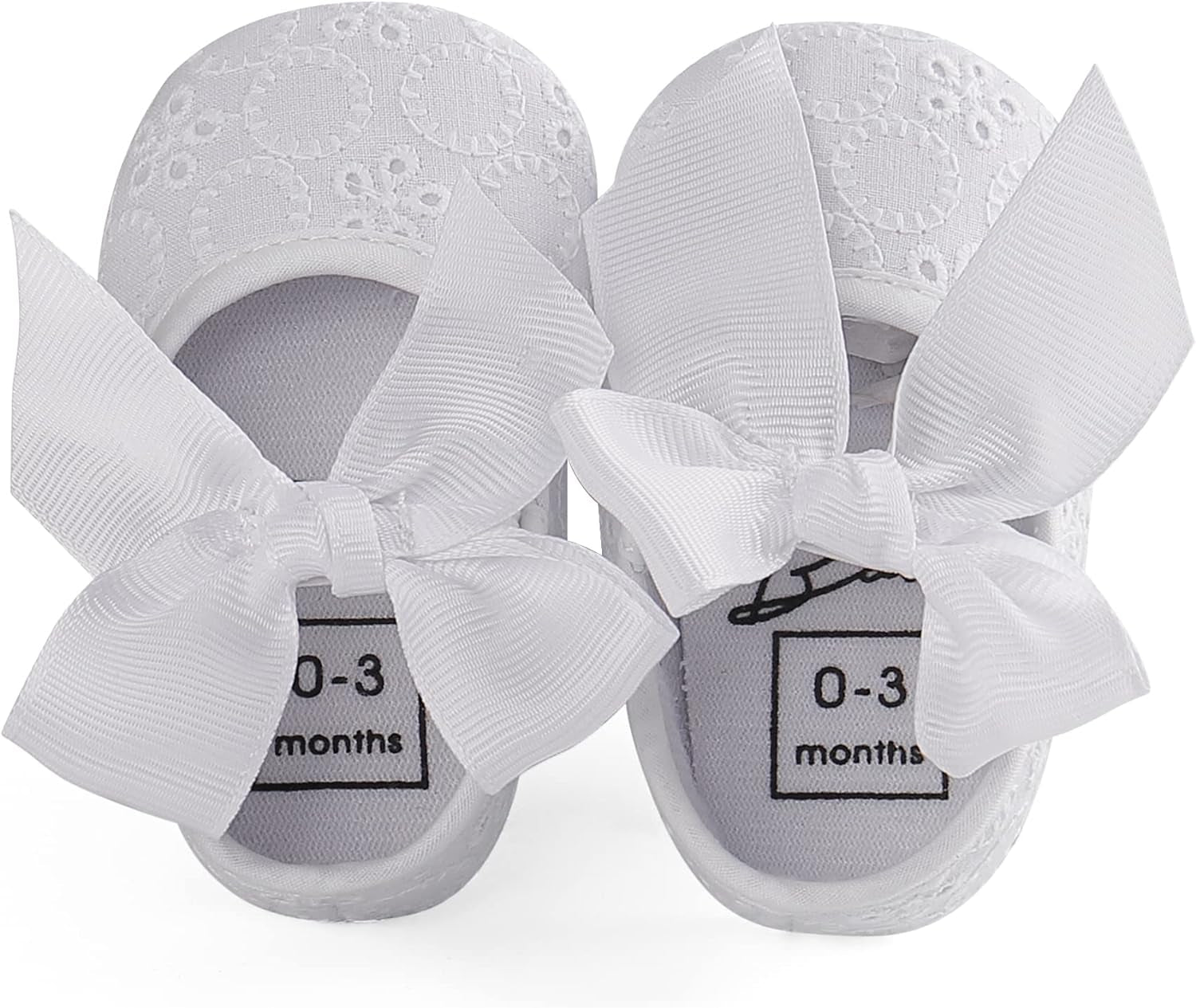 Baby Girls Princess Bowknot Soft Sole Cloth Crib Shoes Sneaker